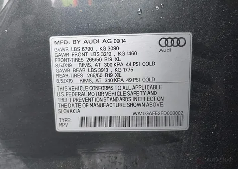 WA1LGAFE2FD008002